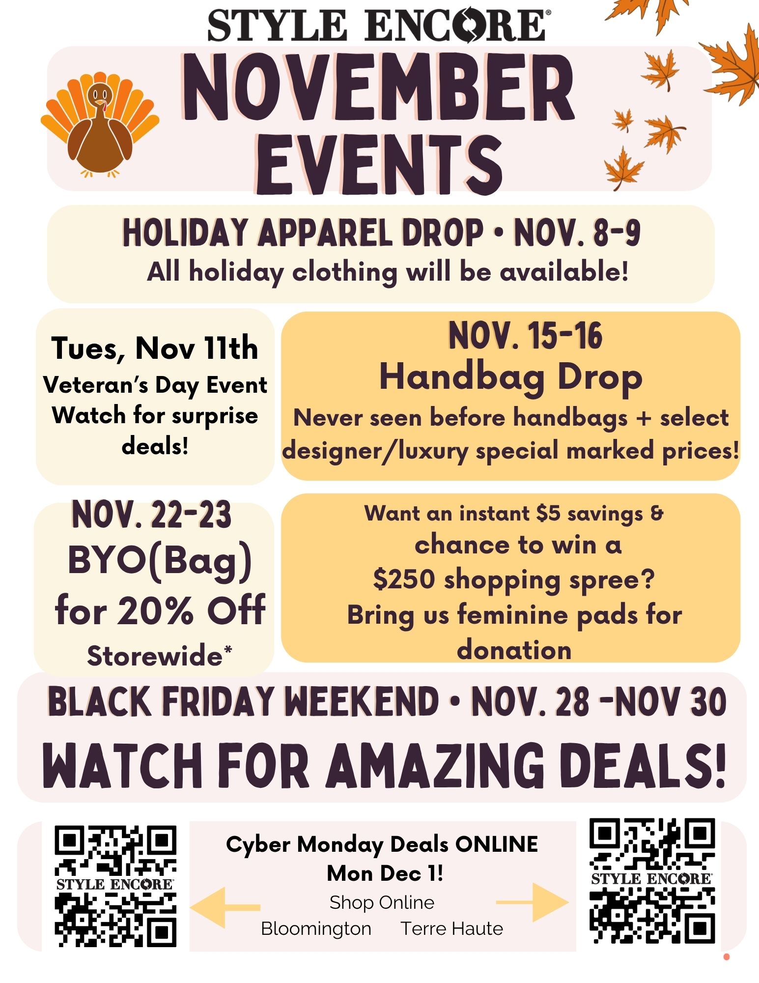 nov events